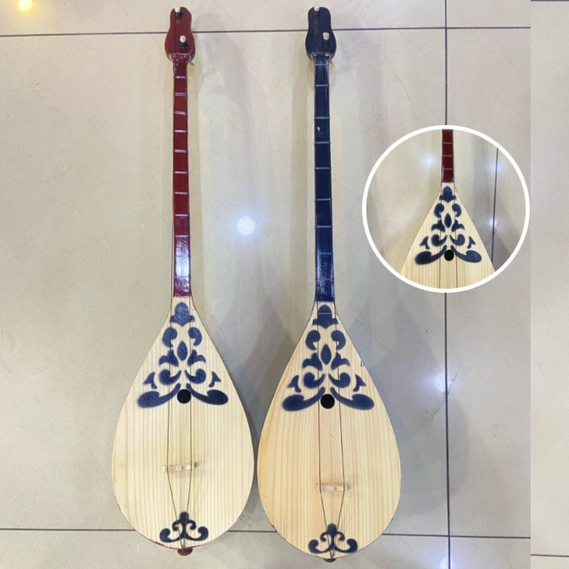 Musical Instrument Harmonium - 80CM Dombra 2 String Kazakh Ethnic