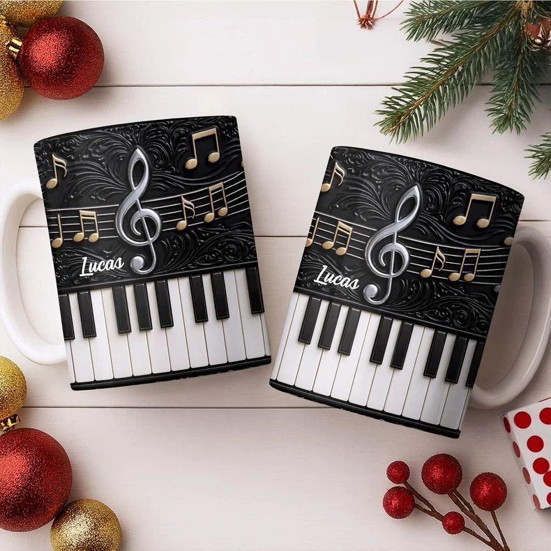 Personality Piano Ceramic Mug  - Musical Instrument And Names review and price